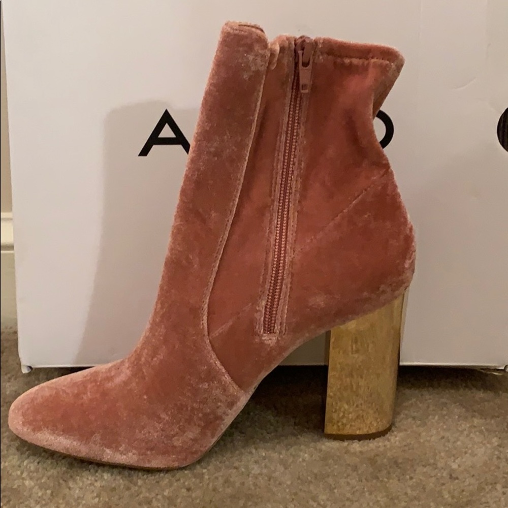 Aldo suede ankle boots